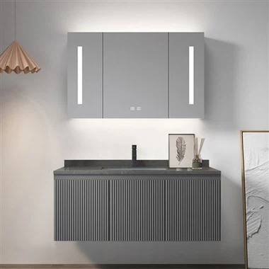 Moderne Skifer Badeværelsesskab Vanity